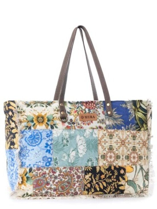 Myra Bag Handbags - Myra Sundial Hollow Weekender Bag in Multi Patch NWT